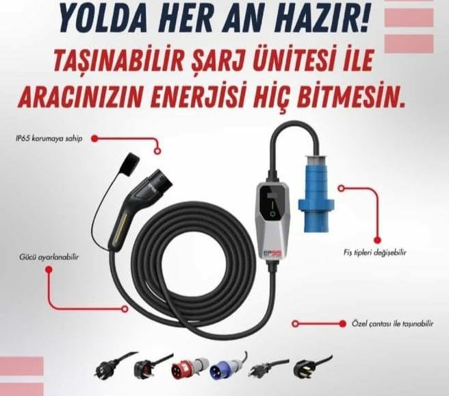 11 kw Taşınabilir Şarj Ünitesi  